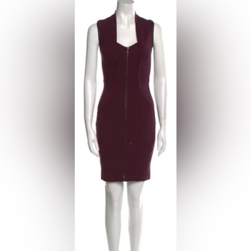 Yigal Azrouel Dress Wine Color The RealReal